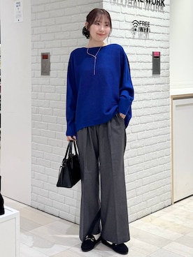 「アイテム（ダウンジャケット/コート）」を使った、chiyuki.さん（レディース・168cm・20代）の秋コーディネート