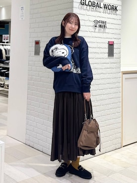 「アイテム（クッション/クッションカバー）」を使った、chiyuki.さん（レディース・168cm）の秋コーディネート