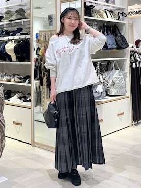 「GLOBAL WORK（グローバルワーク）のアイテム（バッグ）」を使った、chiyuki.さん（レディース・168cm）の秋コーディネート