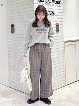 「アイテム（ステンカラーコート）」を使った、chiyuki.さん（レディース・168cm・20代）の秋コーディネート