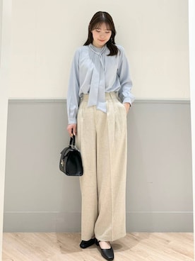 「アイテム（パンプス）」を使った、chiyuki.さん（レディース・168cm・20代）の春コーディネート