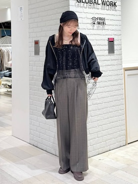 「アイテム（その他トップス）」を使った、chiyuki.さん（レディース・168cm・20代）の秋コーディネート
