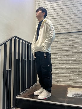 「Reebok（リーボック）のアイテム（ジャケット/アウター）」を使った、joujiさん（メンズ・178cm）の春コーディネート