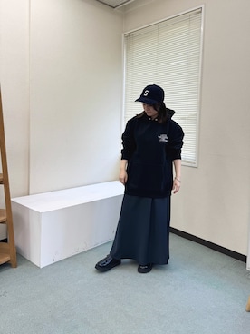 「アイテム（アクセサリー）」を使った、あやのさん（レディース・147cm）の冬コーディネート