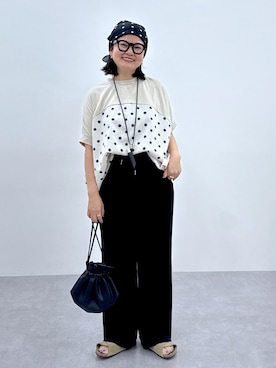 かな153さん（レディース・153cm）の夏コーディネート