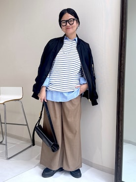 かな153さん（レディース・153cm）の冬コーディネート