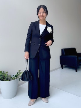 かな153さん（レディース・153cm）の冬コーディネート