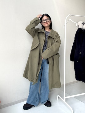 かな153さん（レディース・153cm）の秋コーディネート