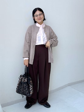 かな153さん（レディース・153cm）の秋コーディネート