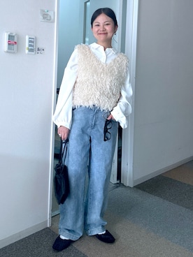 かな153さん（レディース・153cm）の冬コーディネート