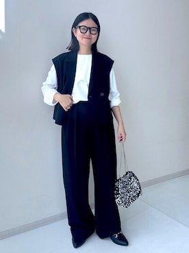 「アイテム（Tシャツ/カットソー）」を使った、かな153さん（レディース・153cm）の冬コーディネート