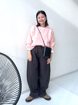 「アイテム（リング）」を使った、かな153さん（レディース・153cm）の秋コーディネート