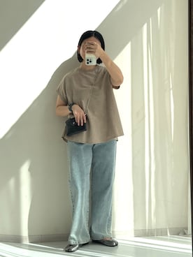 「レギュラー」｜「アイテム（パンプス）」を使った、かな153さん（レディース・153cm）の春コーディネート