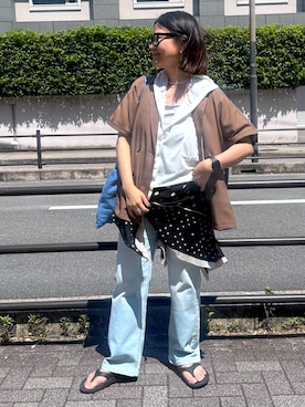 かな153さん(レディース・153cm)の夏コーディネート