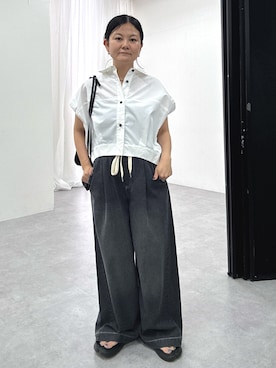 「PAES（ペイズ）のアイテム」を使った、かな153さん（レディース・153cm）の夏コーディネート