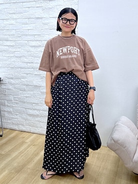 かな153さん(レディース・153cm)の夏コーディネート