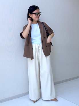 「nissen（ニッセン）のアイテム」を使った、かな153さん（レディース・153cm）の春コーディネート