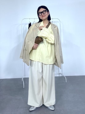 「nissen（ニッセン）のアイテム」を使った、かな153さん（レディース・153cm）の春コーディネート