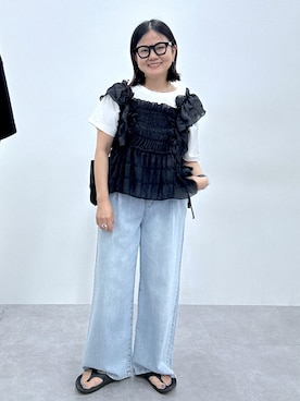 かな153さん(レディース・153cm)の夏コーディネート