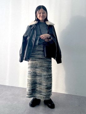 「Soiunique（スワユニーク）のアイテム」を使った、かな153さん（レディース・153cm）の冬コーディネート