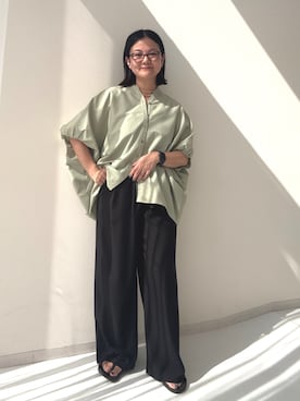 「nissen（ニッセン）のアイテム」を使った、かな153さん（骨格ストレート・レディース・153cm）の夏コーディネート