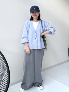 「nissen（ニッセン）のアイテム」を使った、かな153さん（レディース・153cm）の秋コーディネート