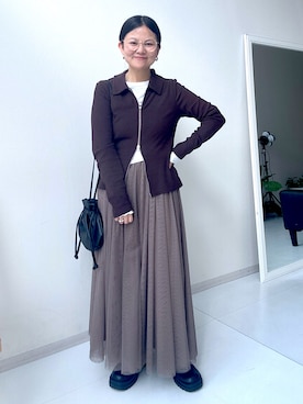 かな153さん（レディース・153cm）の冬コーディネート