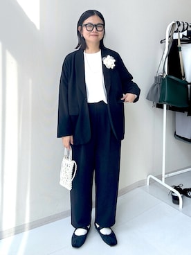 かな153さん（レディース・153cm）の冬コーディネート