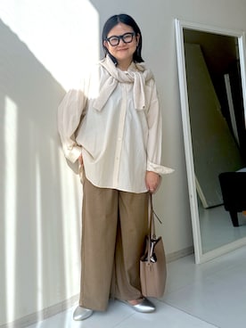 かな153さん（レディース・153cm）の冬コーディネート