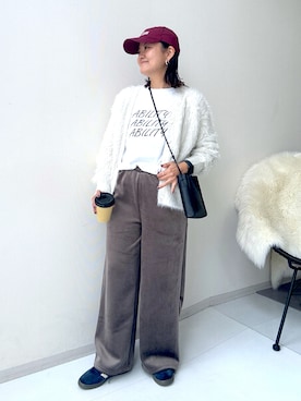 「nissen（ニッセン）のアイテム」を使った、かな153さん（レディース・153cm）の秋コーディネート