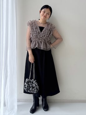 かな153さん（レディース・153cm）の秋コーディネート