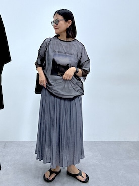 「アイテム（口紅/リップティント/グロス）」を使った、かな153さん（レディース・153cm）の夏コーディネート