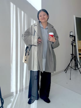 「アイテム（キャミソール）」を使った、かな153さん（レディース・153cm）の冬コーディネート