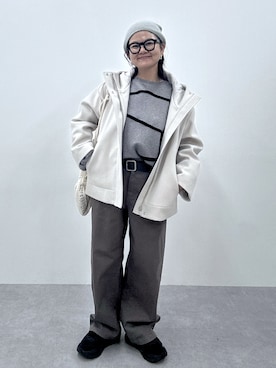 かな153さん（レディース・153cm）の秋コーディネート