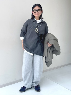 「nissen（ニッセン）のアイテム」を使った、かな153さん（レディース・153cm）の冬コーディネート