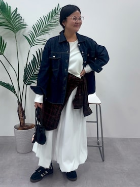 かな153さん（レディース・153cm）の春コーディネート