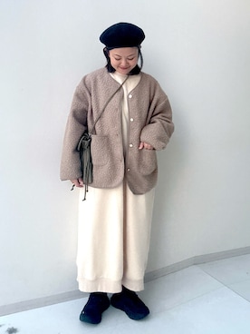 「nissen（ニッセン）のアイテム」を使った、かな153さん（レディース・153cm）の秋コーディネート