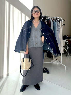 かな153さん（レディース・153cm）の冬コーディネート