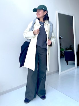 「ITTI（イッチ）のアイテム」を使った、かな153さん（レディース・153cm）の冬コーディネート