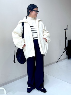 かな153さん（レディース・153cm）の冬コーディネート