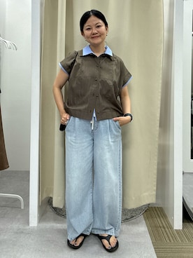 かな153さん(レディース・153cm)の夏コーディネート