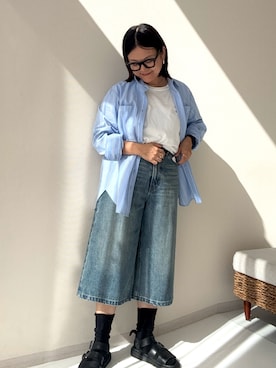 「nissen（ニッセン）のアイテム」を使った、かな153さん（レディース・153cm）の夏コーディネート