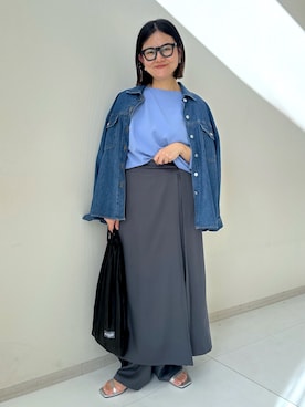 「nissen（ニッセン）のアイテム」を使った、かな153さん（レディース・153cm）の春コーディネート