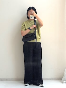 「レギュラー」｜「アイテム（アクセサリー）」を使った、かな153さん（レディース・153cm）の春コーディネート