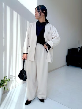 「nissen（ニッセン）のアイテム」を使った、かな153さん（レディース・153cm）の冬コーディネート