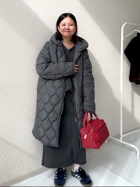 「nissen（ニッセン）のアイテム」を使った、かな153さん（レディース・153cm）の冬コーディネート