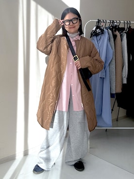 かな153さん（レディース・153cm）の冬コーディネート