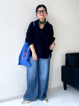 「nissen（ニッセン）のアイテム」を使った、かな153さん（レディース・153cm）の春コーディネート