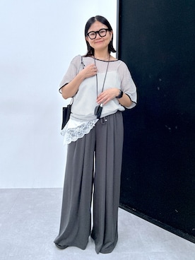 かな153さん（レディース・153cm）の夏コーディネート