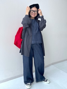 「nissen（ニッセン）のアイテム」を使った、かな153さん（レディース・153cm）の秋コーディネート